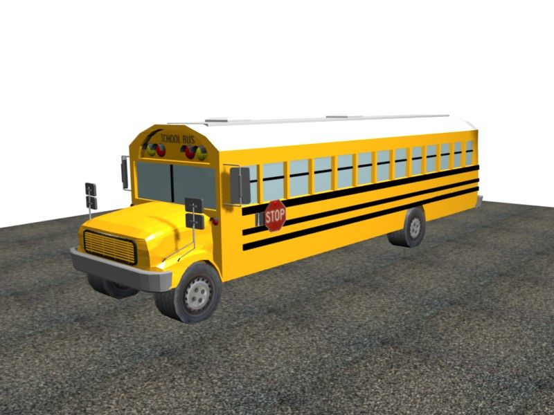 School bus 3d model