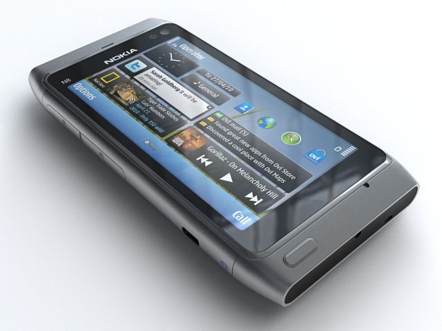 Nokia N8 modelo 3d