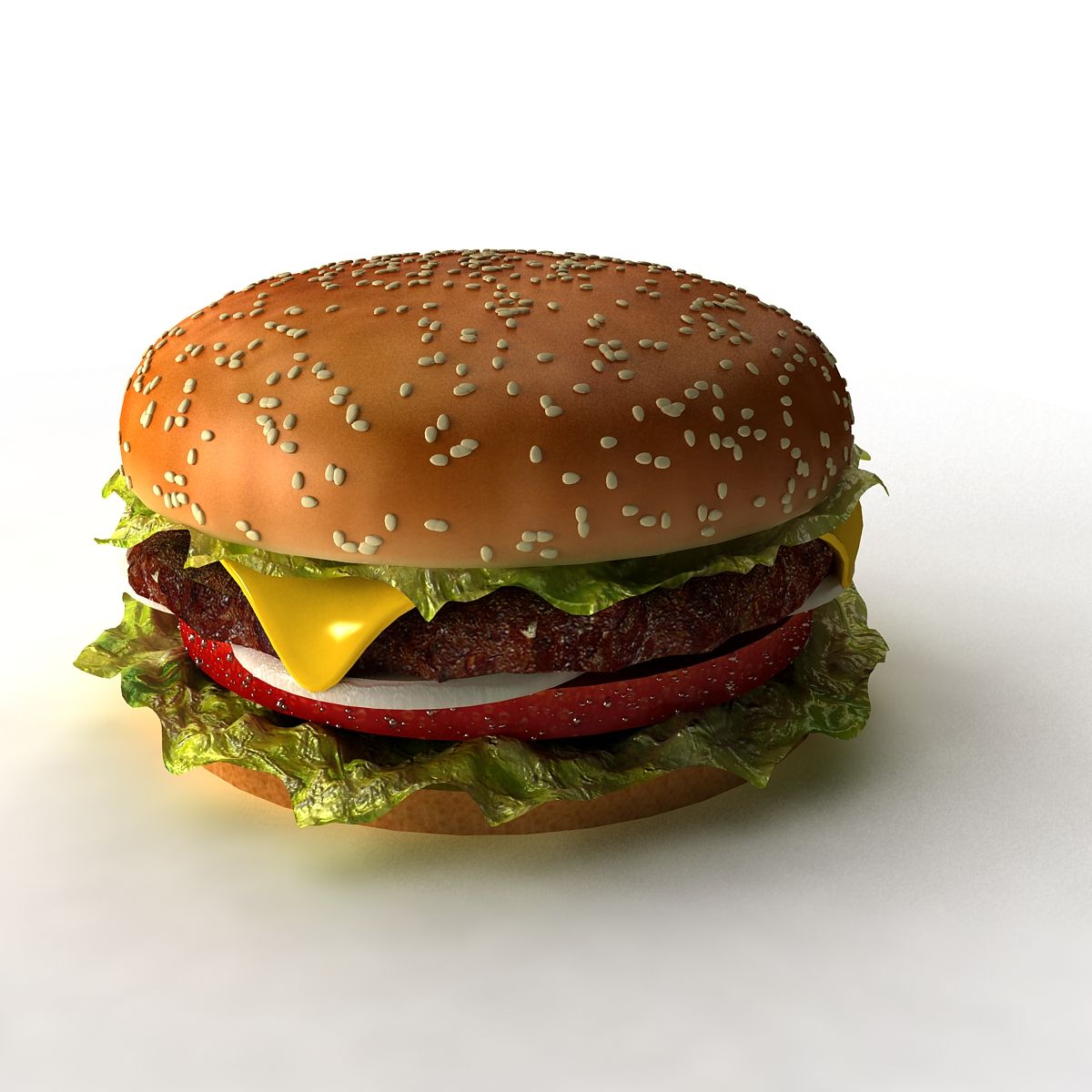 hamburger_3dsmax_scene 3d model