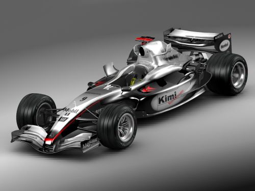 f1 mclaren 2005 3d model