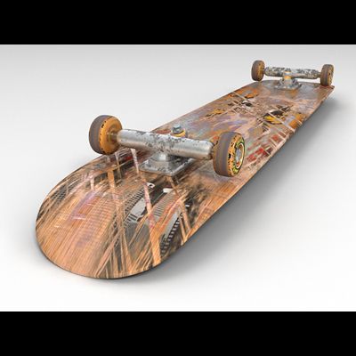 Skateboard 3d model