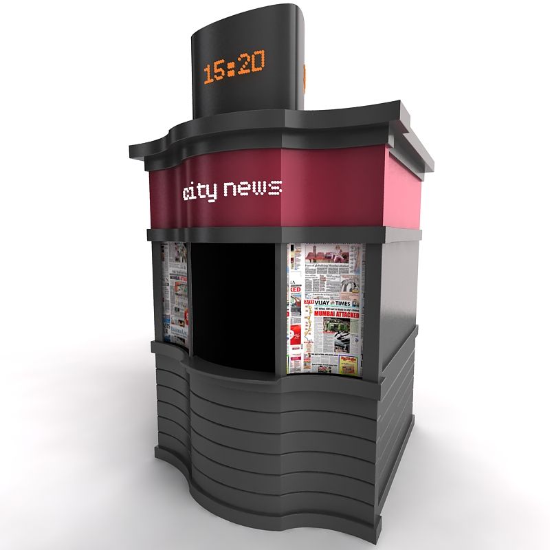 kiosk vlad 3d model