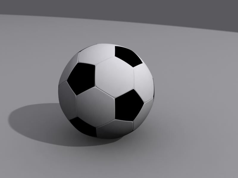 Palla da calcio 3d model