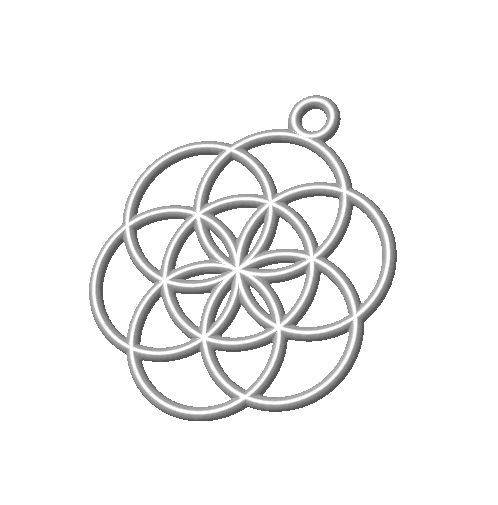 Flower of Life 15mm 3d model