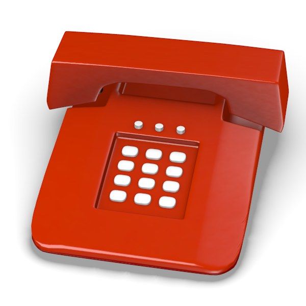 Téléphone 3d model