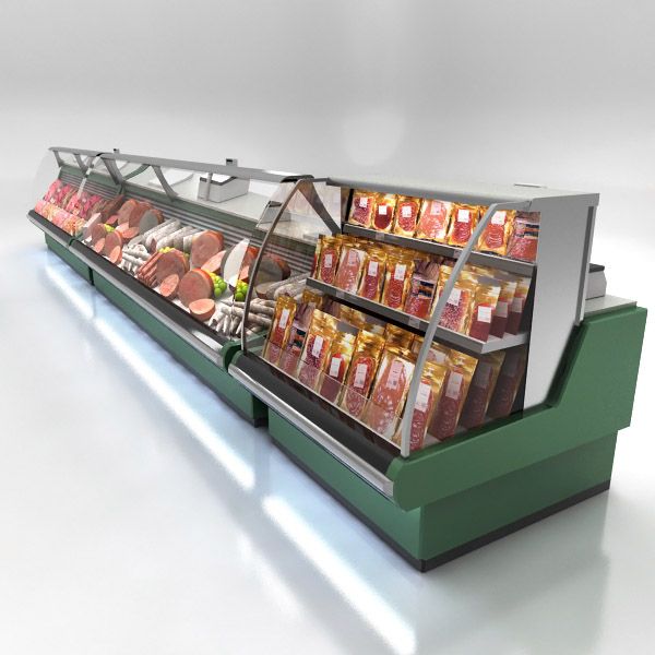 Deli Counters royalty-free 3d model - Preview no. 2