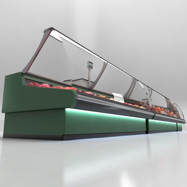 Deli Counters royalty-free 3d model - Preview no. 9