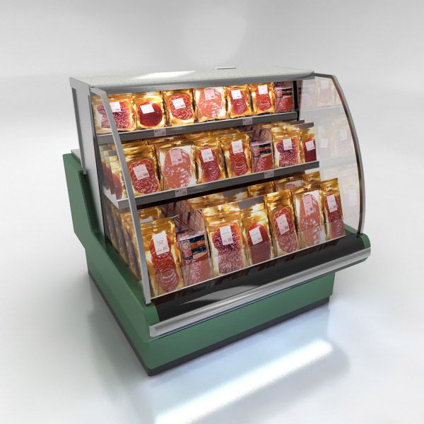 Deli Counters royalty-free 3d model - Preview no. 7