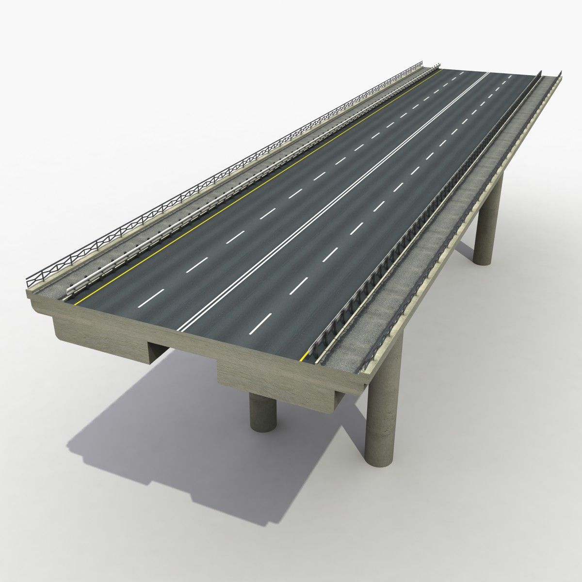 Brug 6 royalty-free 3d model - Preview no. 2