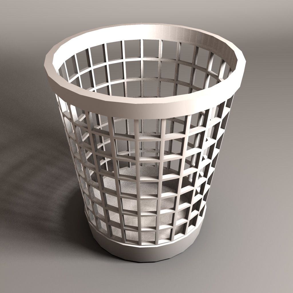 Bin 3d model