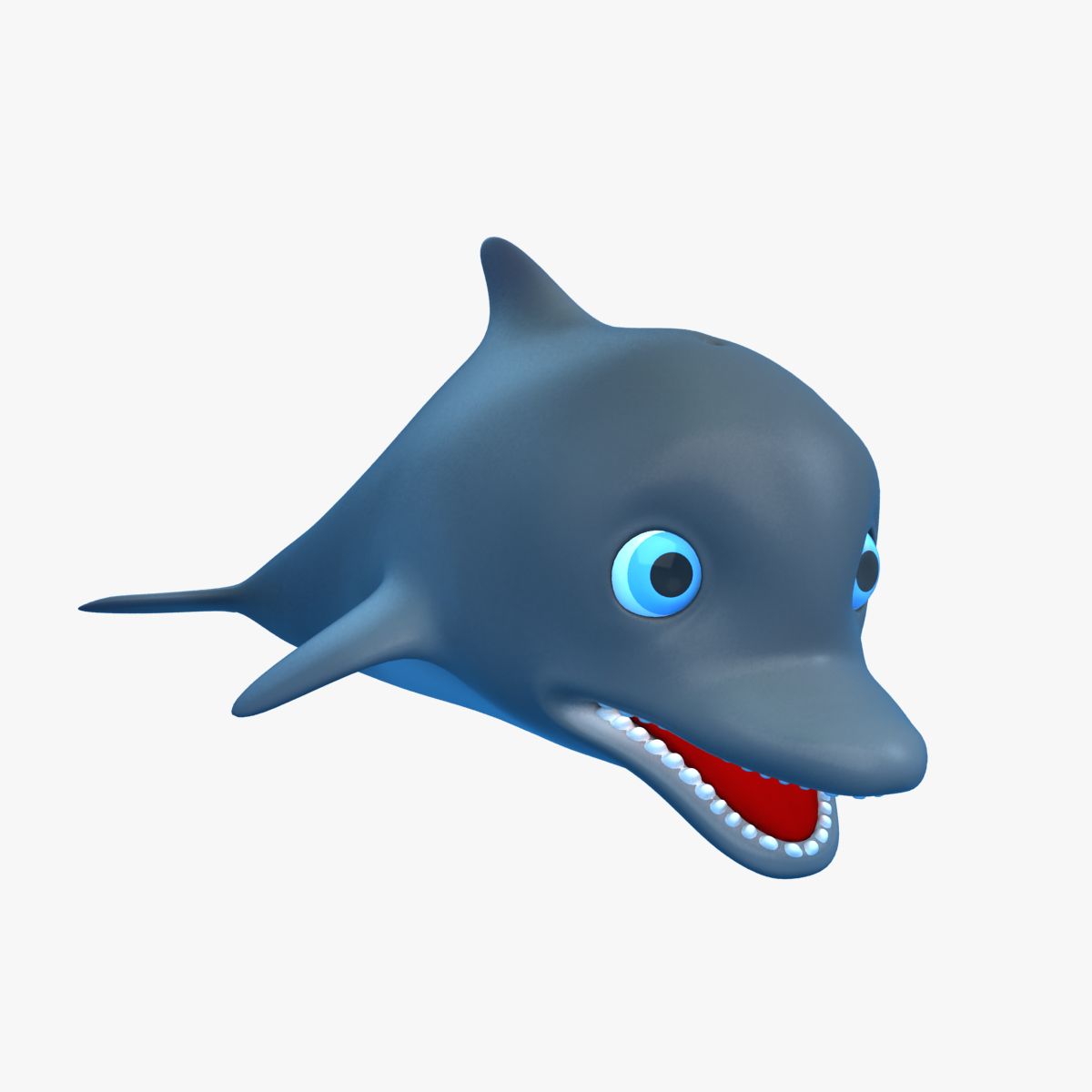 Cartoon Dolphin 3d model