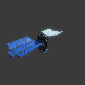 Satelliet 3d model