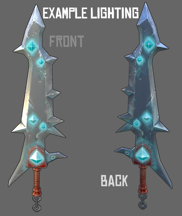 Fantasy Sword 3d model