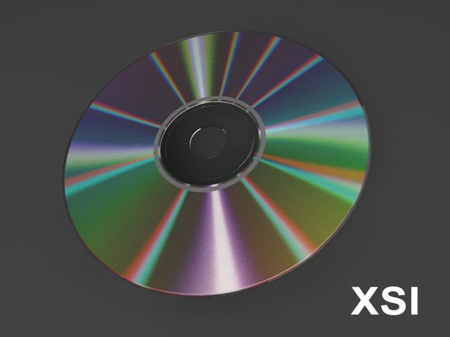 CD DVD disc royalty-free 3d model - Preview no. 16