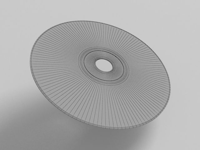 CD DVD disc royalty-free 3d model - Preview no. 5