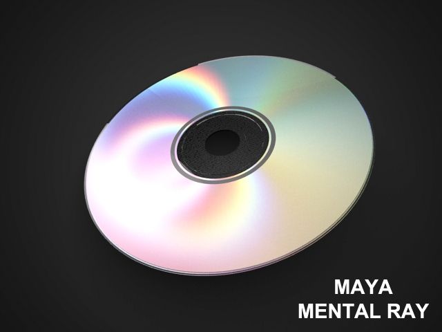 CD DVD disc royalty-free 3d model - Preview no. 13