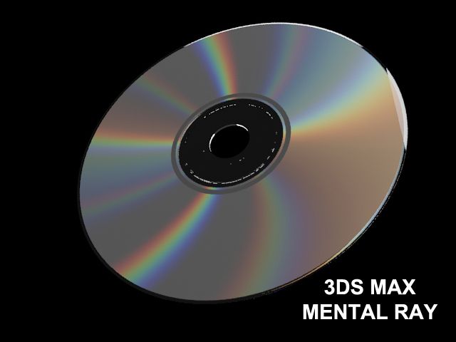 CD DVD disc royalty-free 3d model - Preview no. 14