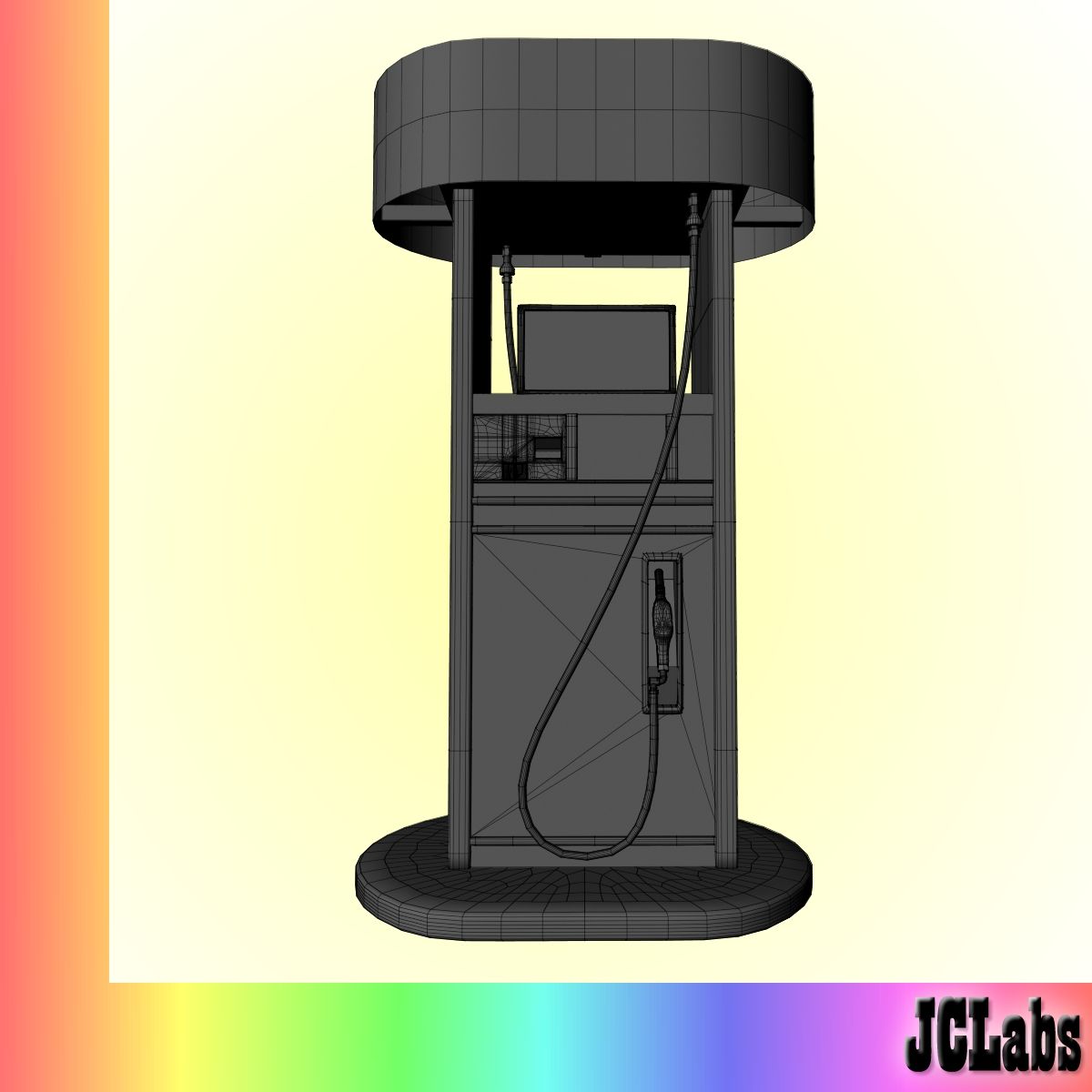 Gas Station royalty-free 3d model - Preview no. 5