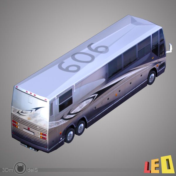 Autobus royalty-free 3d model - Preview no. 4