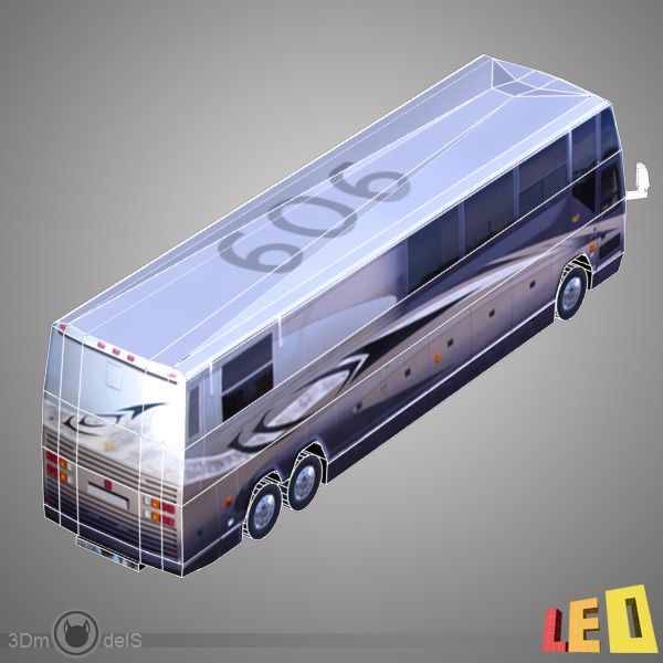 Autobus royalty-free 3d model - Preview no. 5