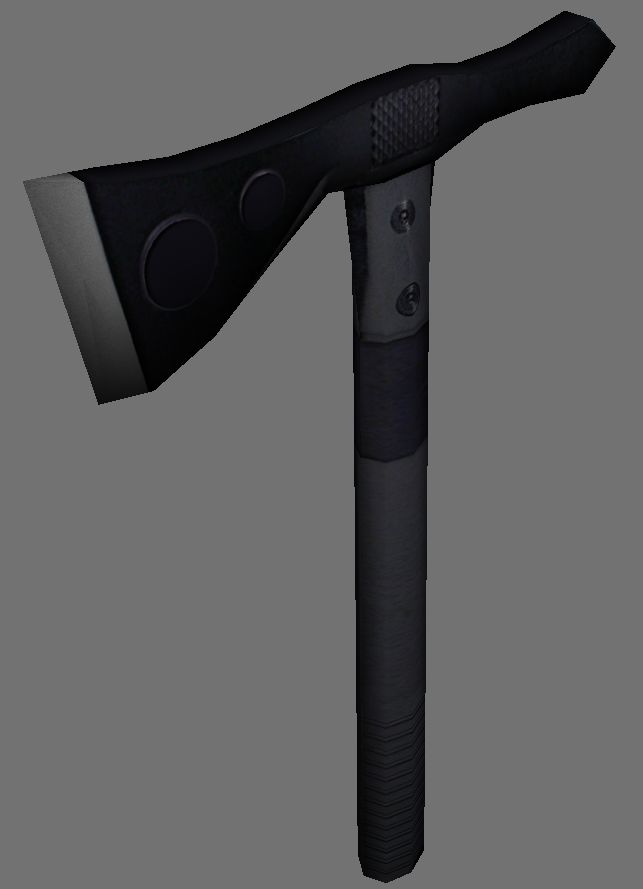 Låg Poly Tomahawk 3d model