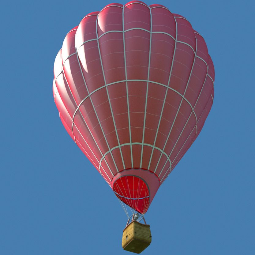 Hot Air Balloon 3d model