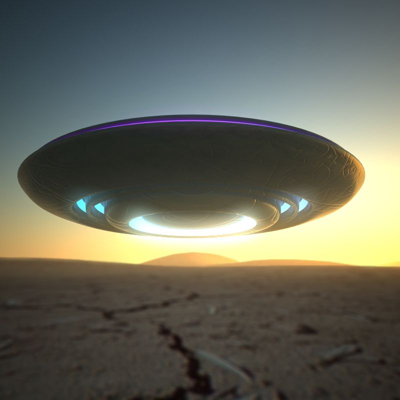 不明飞行物外星飞船 3d model