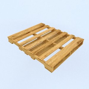 Pallet di legno 3d model