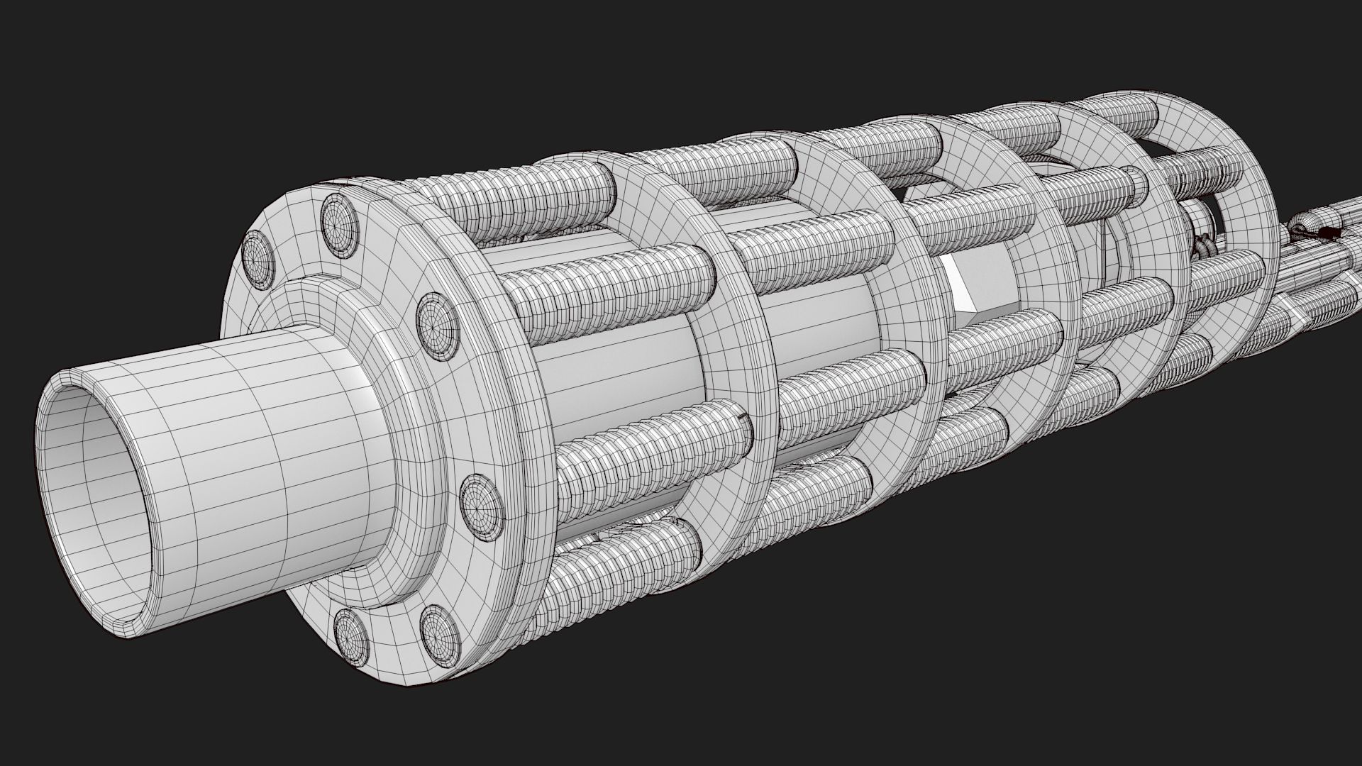 Quigon Jinn Lightsaber royalty-free 3d model - Preview no. 48