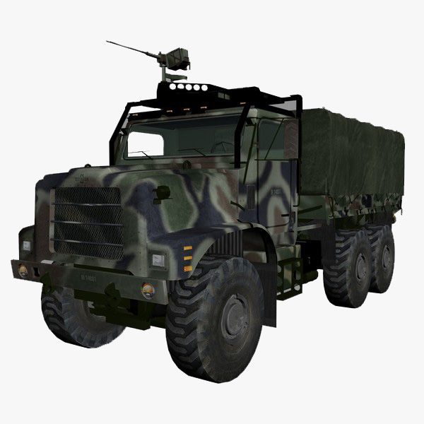 militair voertuig 3d model