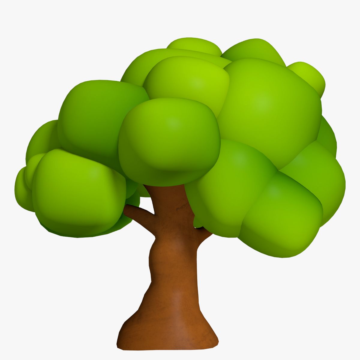 Albero dei cartoni animati 3d model