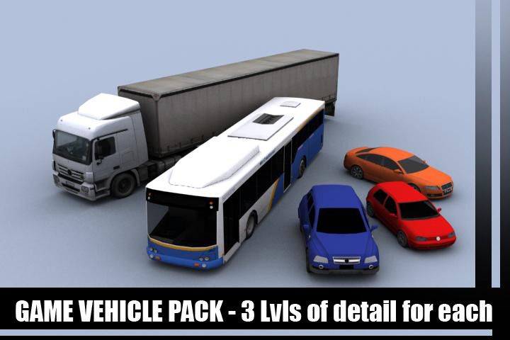 Vehicle Pack 3d model