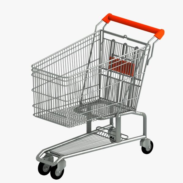 Shopping Trolley 3d model