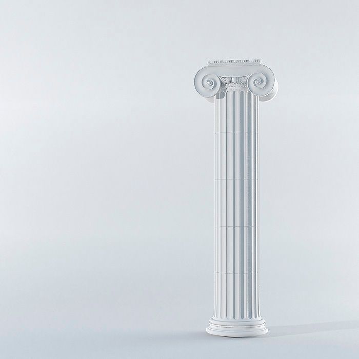 Ionic Column 3d model