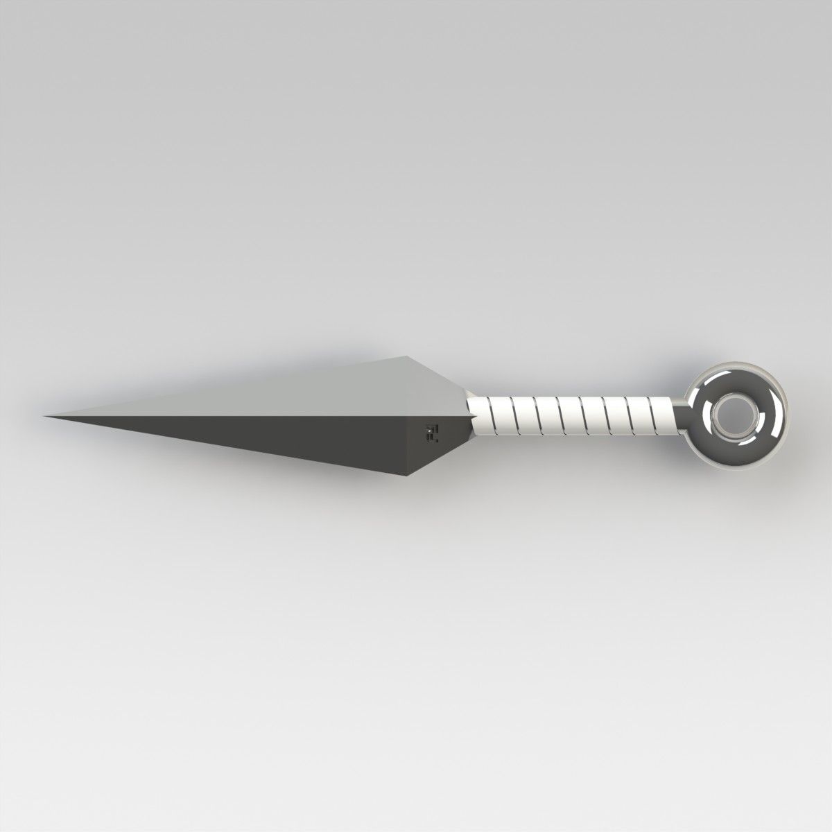 Kunai royalty-free 3d model - Preview no. 5