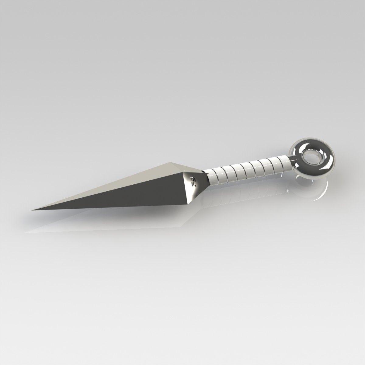 Kunai royalty-free 3d model - Preview no. 2