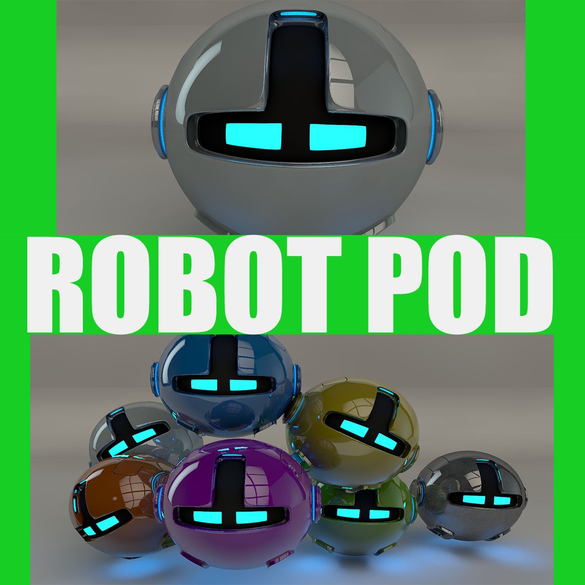 ロボットポッドV2 3d model