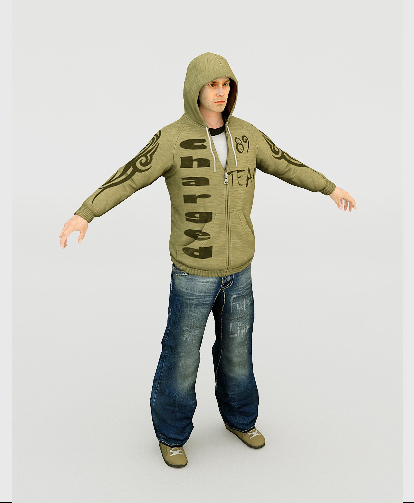 Rapper 3d model