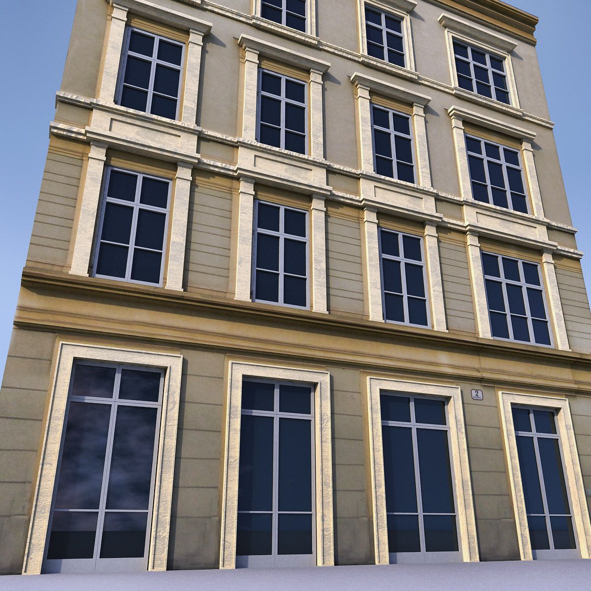 European Building 013 3d model