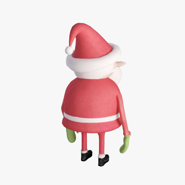 Papai Noel royalty-free 3d model - Preview no. 5