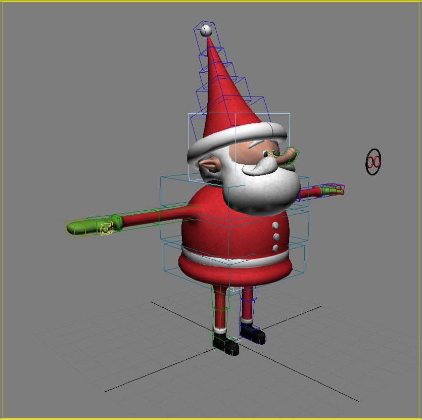 Papai Noel royalty-free 3d model - Preview no. 7