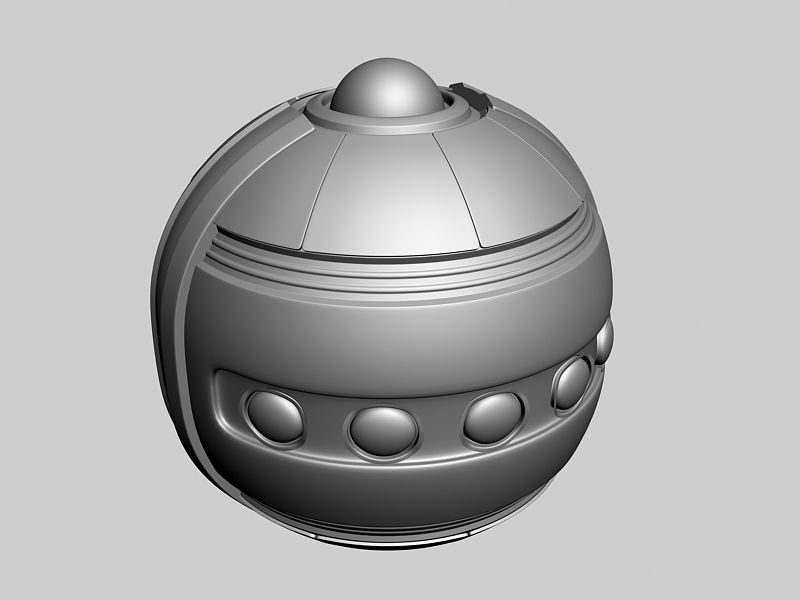 Sci Fi Grenade 3d model