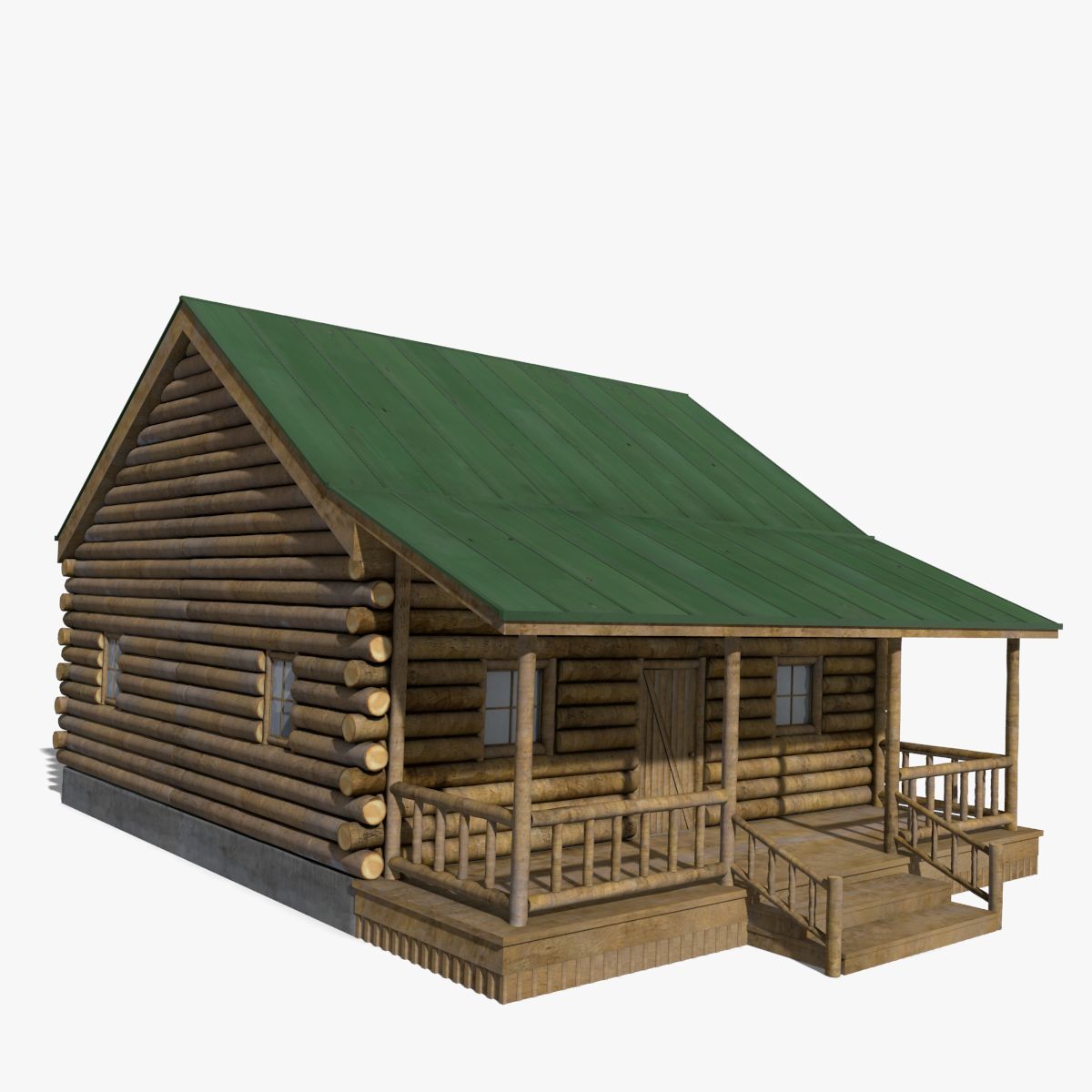 Log Cabin 3d model