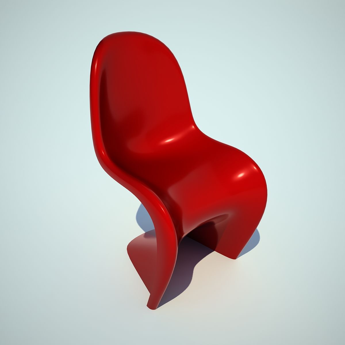 Panton Sandalye Klasik (1) 3d model