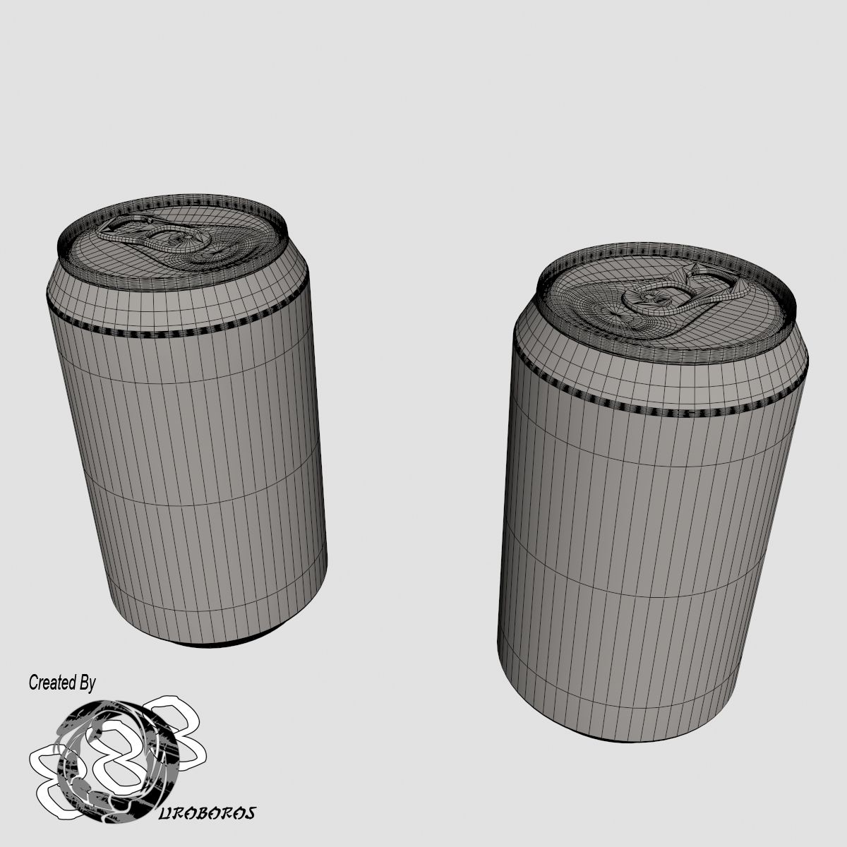 Drink Cans royalty-free 3d model - Preview no. 9