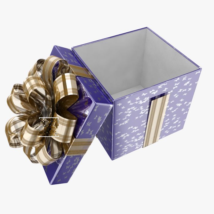 Gift Box_05 3d model