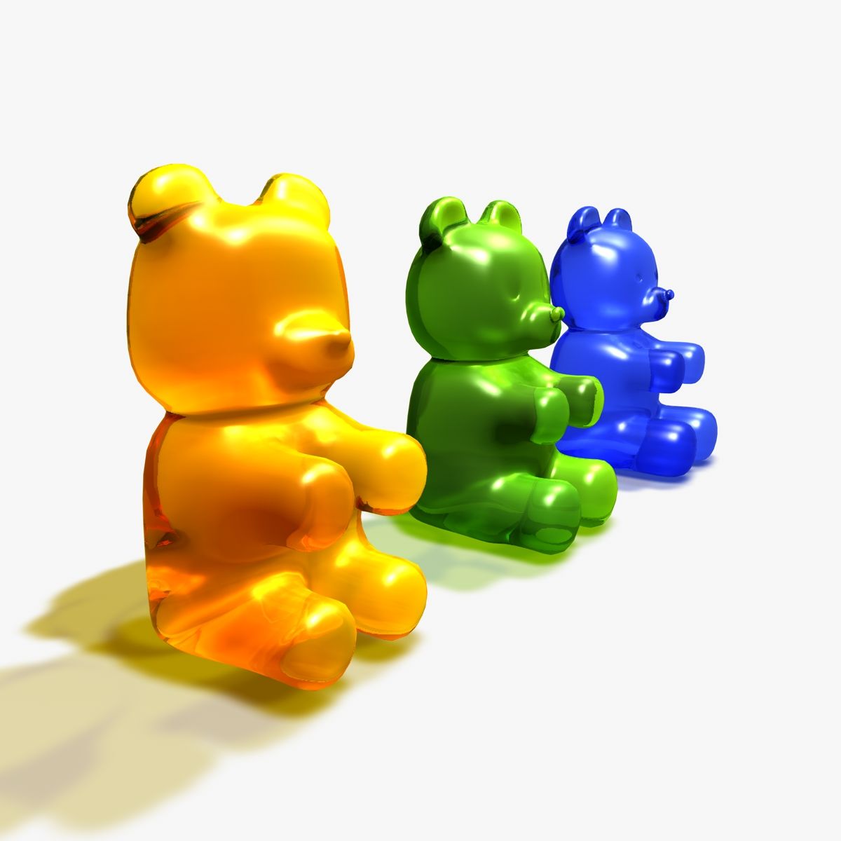 Gummy Bear Sweet 3d model