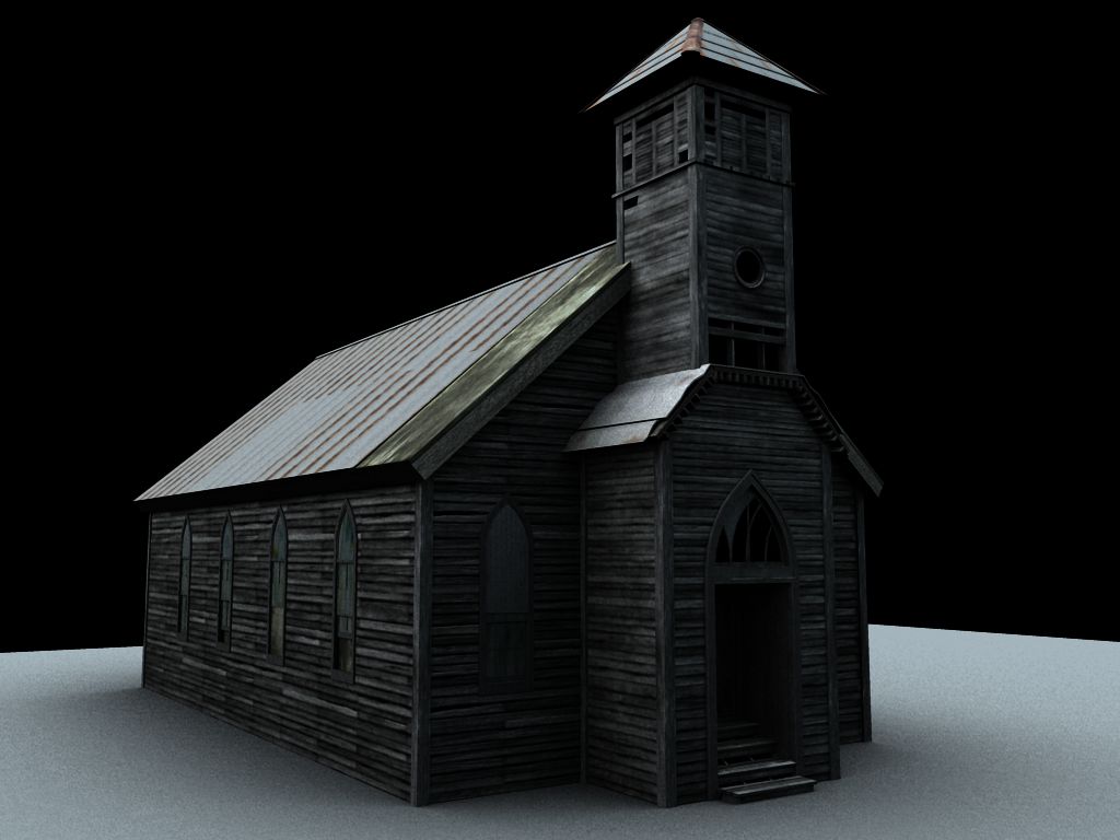 Eski kilise 3d model