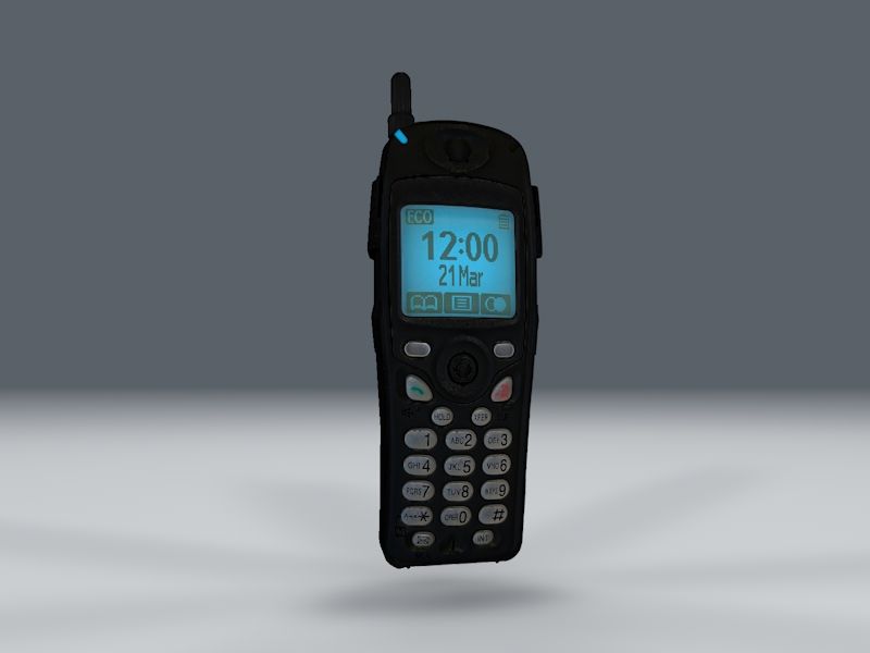 Téléphone royalty-free 3d model - Preview no. 2