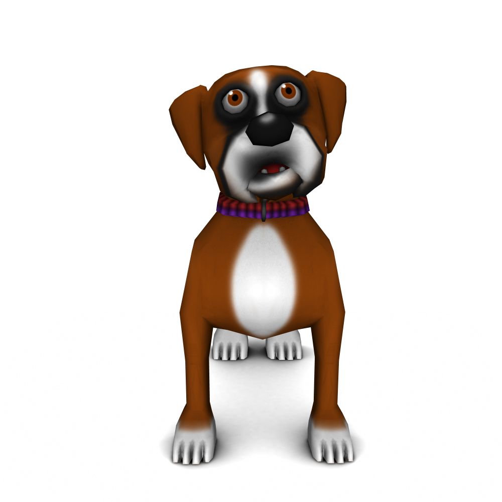 dog 3d model